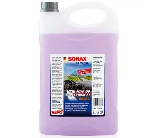 Letní NANO kapalina do ostřikovačů SONAX XTREME, 4 litry Hit Sezóny