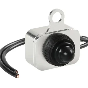 Vodotěsný spínač na motorku LAMPA ON & OFF 12V 6A, stříbrný Nejlepší Cena