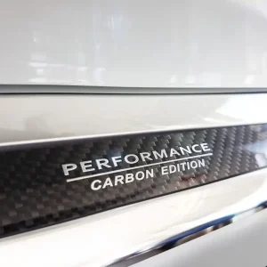 Nerezový kryt prahu zadních dveří BMW X3 G01 M-Paket (od roku 2017>) - BLACK CARBON - Avisa Must-Have