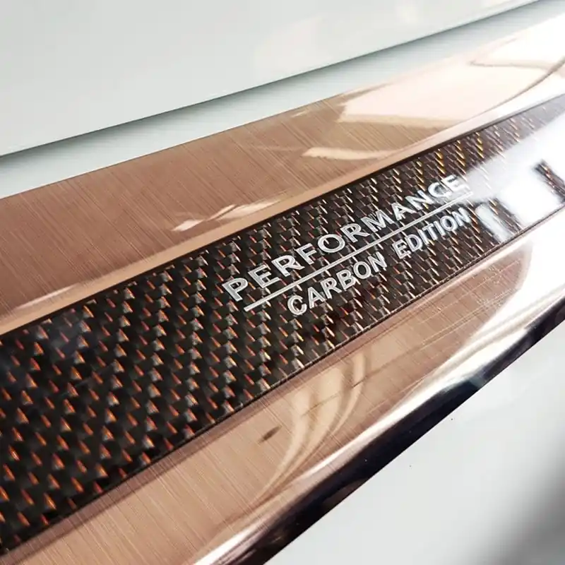 Nerezový kryt prahu zadních dveří BMW X3 G01 M-Paket (od roku 2017>) karbon - Avisa 2/44108 Super Cena