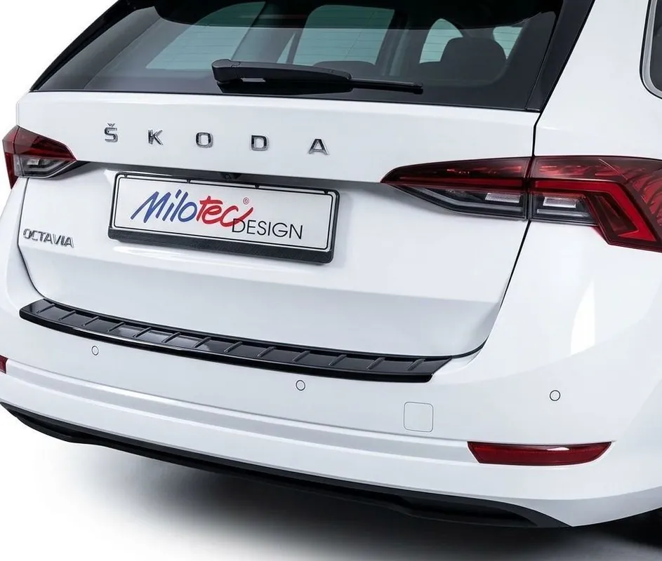 Kryt prahu zadních dveří Škoda Octavia IV Combi (2020 - 2024) plastový černý MILOTEC Rychlé Dodání