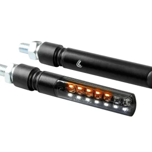 Značkový Sekvenční LED blinkry na motorku s pozičním světlem LAMPA LINE SQ FRONT, přední