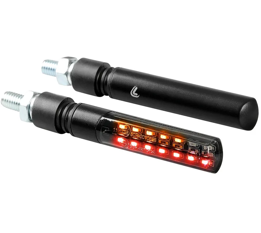 Cenová Bomba Sekvenční LED blinkry na motorku s brzdovým světlem LAMPA LINE SQ REAR, zadní