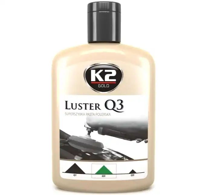 Nová Kolekce K2 středně hrubá brusná pasta LUSTER Q3 L3200 zelená - krok 2, 250 g