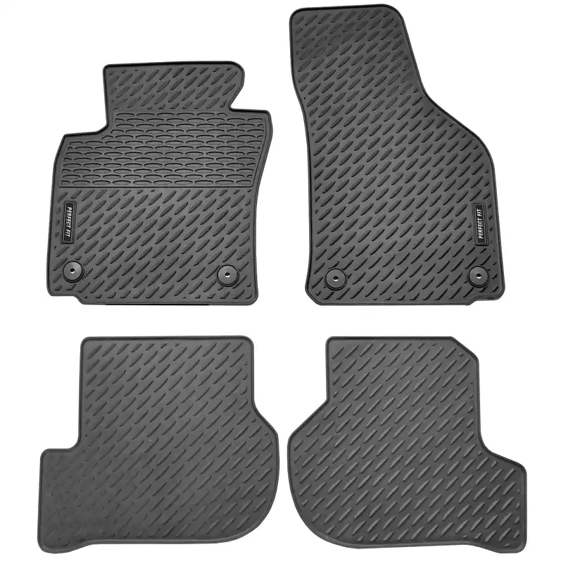 Koupit Online Gumové koberce Volkswagen Golf VI (2008 - 2013) s kulatou fixací - PERFECT FIT - Compass