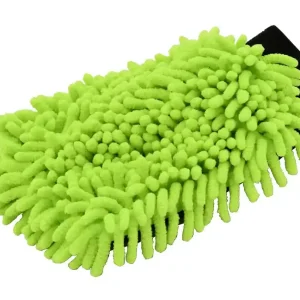 Expresní Doručení Mycí rukavice z mikrovlákna a zdrsněnou mřížkou 2 in 1 COMPASS Microfiber Green