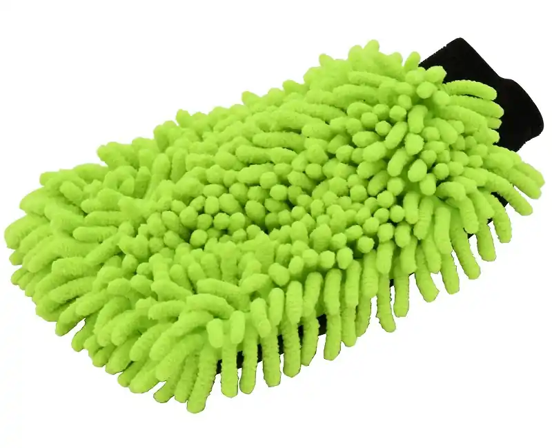 Expresní Doručení Mycí rukavice z mikrovlákna a zdrsněnou mřížkou 2 in 1 COMPASS Microfiber Green