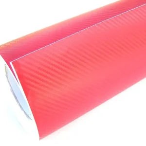 Omezená Nabídka Karbonová červená 3D fólie na auto (50 x 150 cm) - Comply Performance
