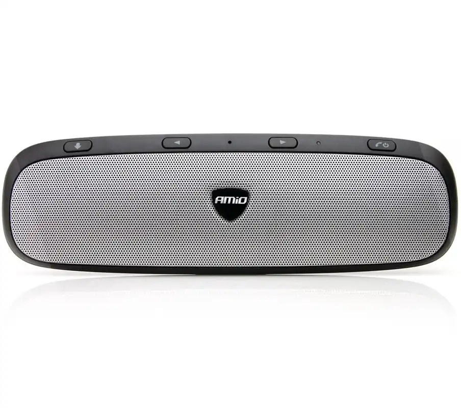 Hit Sezóny Handsfree Bluetooth reproduktor do auta pro telefonování a poslech hudby AMIO