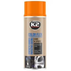 Must-Have Fólie ve spreji, oranžový plasti dip K2 COLOR FLEX, 400 ml