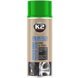 Sleva Fólie ve spreji, zelený plasti dip K2 COLOR FLEX, 400 ml