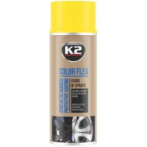 Fólie ve spreji, žlutý plasti dip K2 COLOR FLEX, 400 ml Poslední Šance