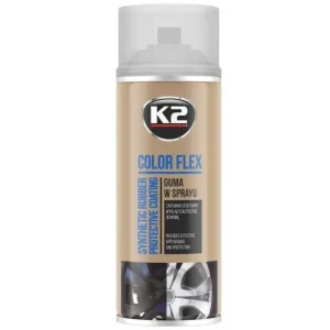 Akce Fólie ve spreji, transparentní plasti dip K2 COLOR FLEX, 400 ml