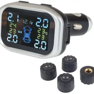 TPMS systém pro kontrolu tlaku a teploty pneumatik - Amio TPMS-1 Koupit Online