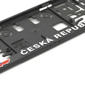 Bezpečná Platba Podložka pod SPZ s 3D nápisem ČESKÁ REPUBLIKA a 3D vlajkou česka