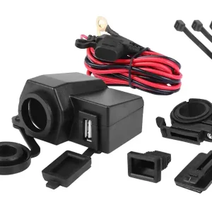 Víkendová Akce Moto vodotěsná zásuvka CARMOTION 12V + USB 2100 mA