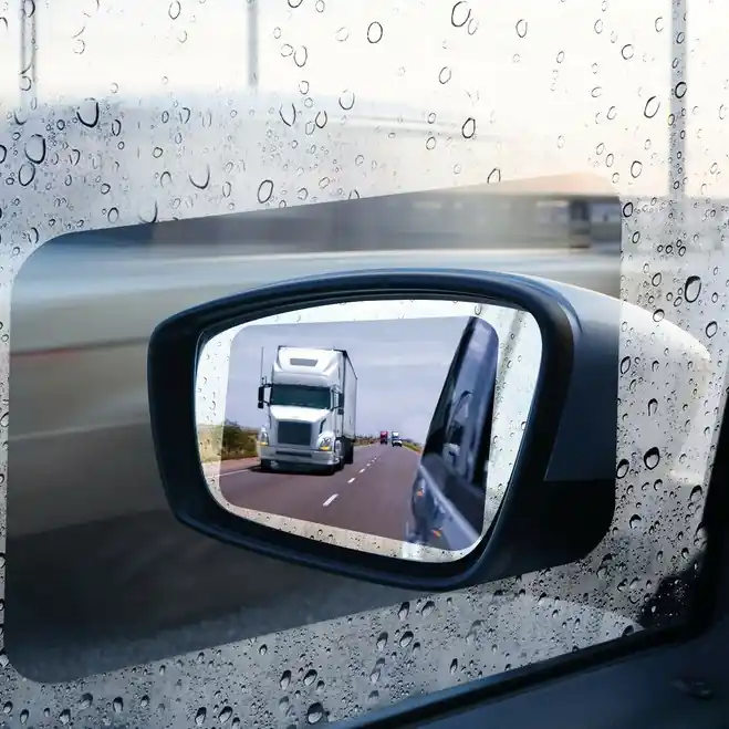 ANTI-FOG hydrofóbní folie na zpětná zrcátka LAMPA CLEAR-VIEW, 4 ks Novinka