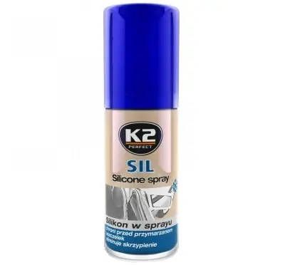 Silikonový sprej SIL pro gumová těsnění na autě - K2 (50 ml) Cenově Výhodný