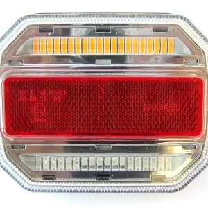 LED dynamické světlo na přívěsy TT Technology, 4 funkce, 118x93 mm, pravé Dokud Zásoby Vydrží