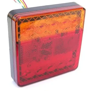 Značkový LED světlo na vozíky a přívěsy 12/24V - levé / pravé se 3 funkcemi - TT Technology TT.12015