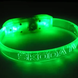 Svíticí LED náramek s nápisem ŠKODA IV - originál SA0NAIV01C Pouze Dnes