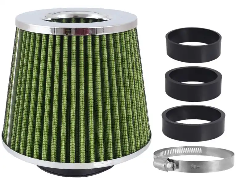 Akce Sportovní vzduchový bavlněný filtr GREEN s adaptéry 60, 63, 70 mm - Carmotion