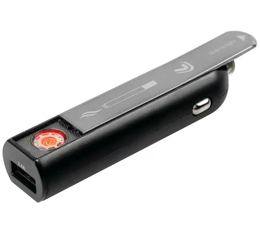 USB nabíječka do auta LAMPA PLASMA USB 2400 mA s elektrickým zapalovačem Nízká Cena