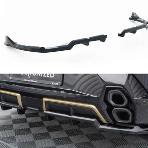 BMW XM G09, středový spoiler pod zadní nárazník s žebrováním, Maxton design Tovární Cena