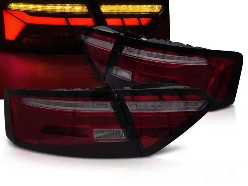 Novinka AUDI A5 11-16 - zadní LED světla červená kouřová