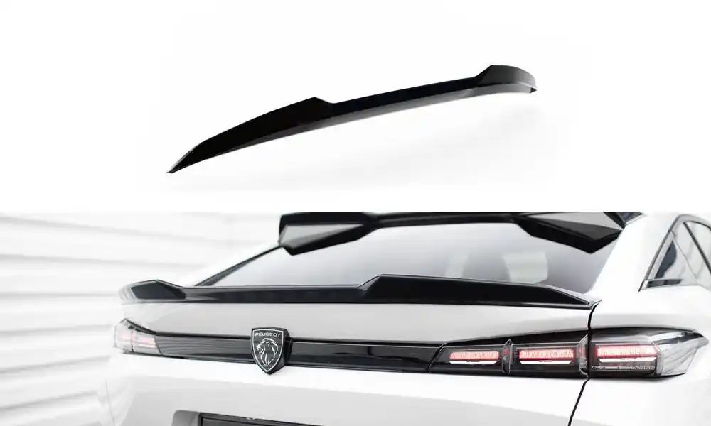 Ověřený Peugeot 408 Mk1, spodní prodloužení spoileru 3D, Maxton Design