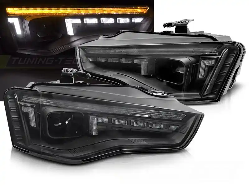 Vrácení Zdarma AUDI A5 11-16 - Přední xenonová světla LED ČERNÁ