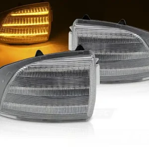 Volvo XC70 III 2008-2016 - LED blikače do zrcátek čiré Dokud Zásoby Vydrží