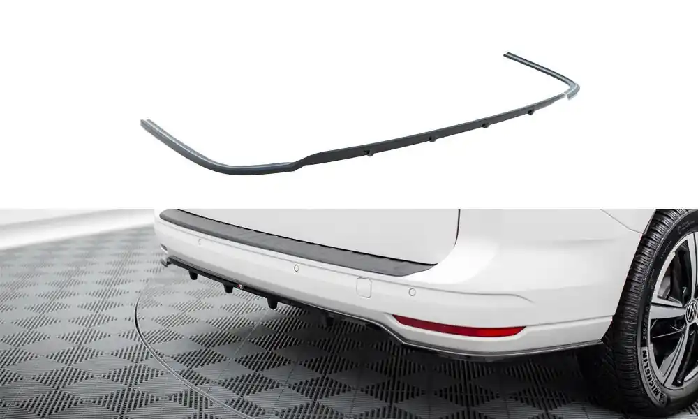 Dokud Zásoby Vydrží Volkswagen Caddy Mk5, středový spoiler pod zadní nárazník s žebrováním, Maxton design