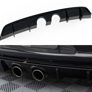 Nejlepší Volba Volkswagen Scirocco Mk3 s výfukem R32, vložka zadního nárazníku ver.2, Maxton Design