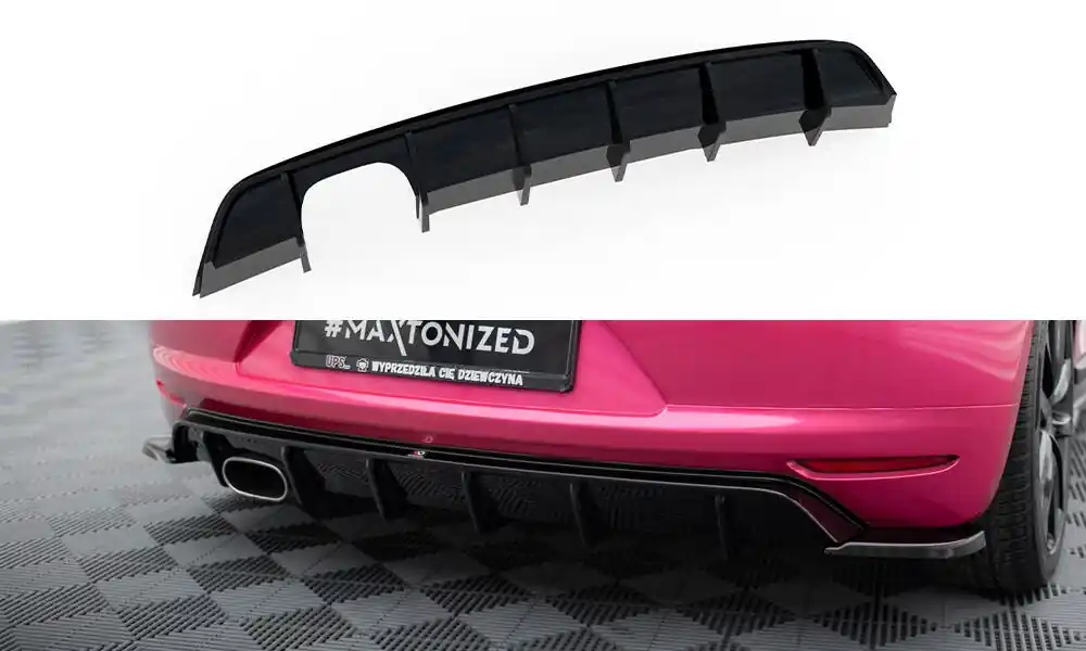 Volkswagen Scirocco Mk3, vložka zadního nárazníku ver.1, Maxton Design Sezónní Sleva
