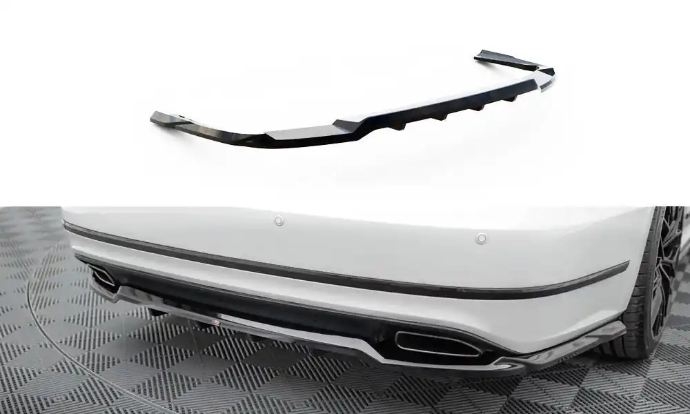 Volkswagen Passat GT B8 Facelift USA, středový spoiler pod zadní nárazník s žebrováním, Maxton Design Top Prodej