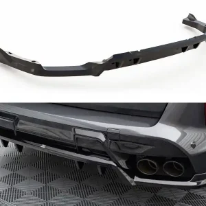 Cenový Hit BMW X5M F95 Facelift, středový spoiler pod zadní nárazník s žebrováním, Maxton Design
