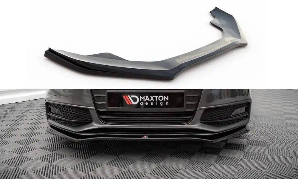 Nízká Cena Audi A4 B8 FL Sedan/Avant S-Line / S4 B8 FL, spoiler pod přední nárazník ver.4, Maxton design
