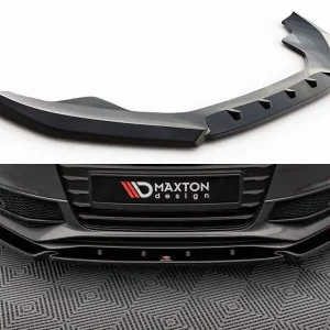 Originální Audi A4 B8 FL Sedan/Avant S-Line / S4 B8 FL, spoiler pod přední nárazník ver.3, Maxton design