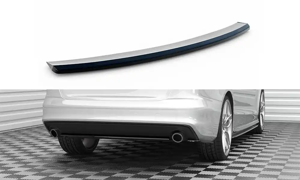 Audi A4 B8 FL Sedan/Avant S-Line, středový spoiler pod zadní nárazník, Maxton design Výhodná Nabídka