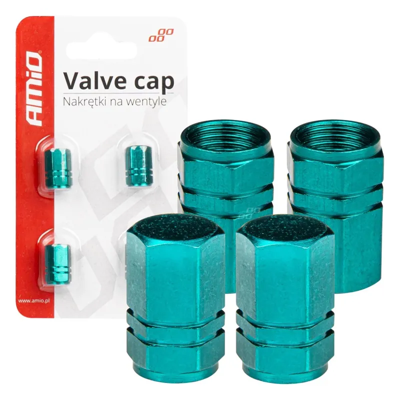 Nejprodávanější Hliníkové čepičky na ventilky ZELENÉ