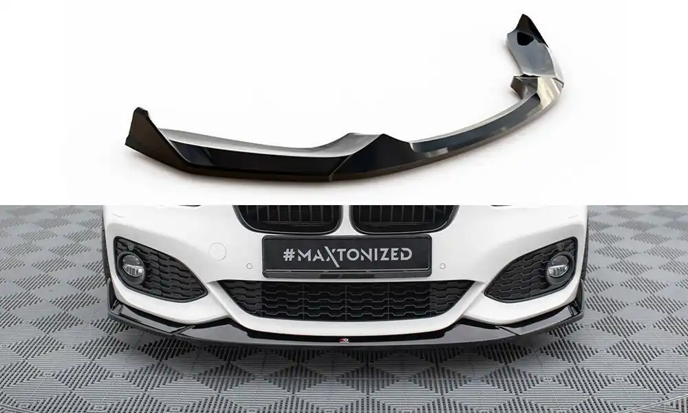 Autentický BMW řada 1 F20 Facelift M-Pack/M140i, spoiler pod přední nárazník v.4 CSL look, Maxton design