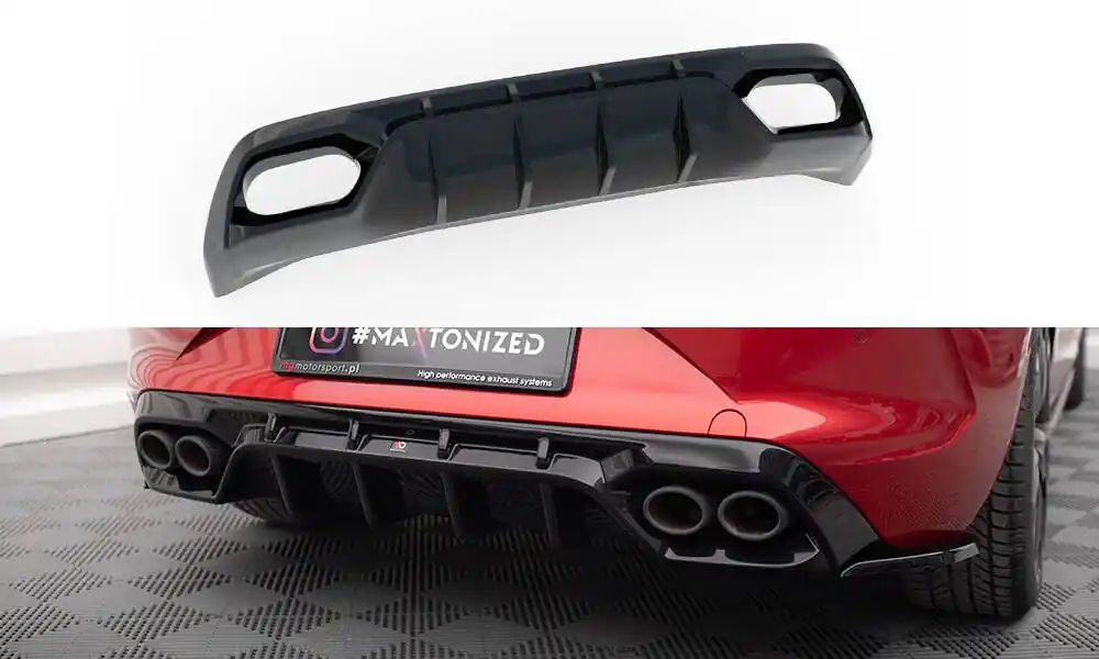 Cupra Leon Hatchback Mk1, difuzor zadního nárazníku, Maxton Design Pouze Dnes