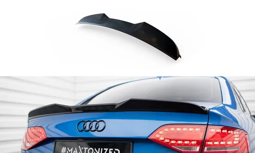Audi S4 B8 Sedan, prodloužení spoileru 3D, Maxton Design Bezpečná Platba