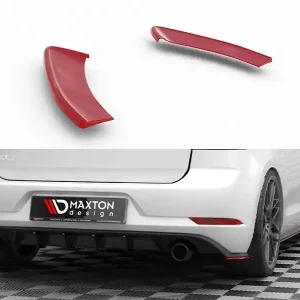 Novinka Volkswagen Golf GTI Mk7 FL, boční difuzory pod zadní nárazník ver.2, Maxton design