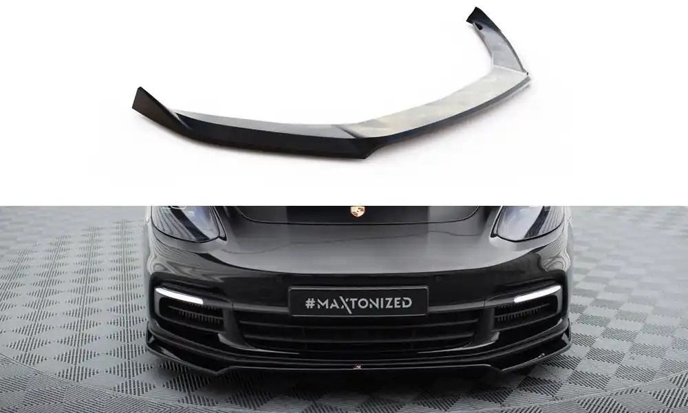Porsche Panamera 971 E-Hybrid, spoiler pod přední nárazník ver.2, Maxton Design Sleva