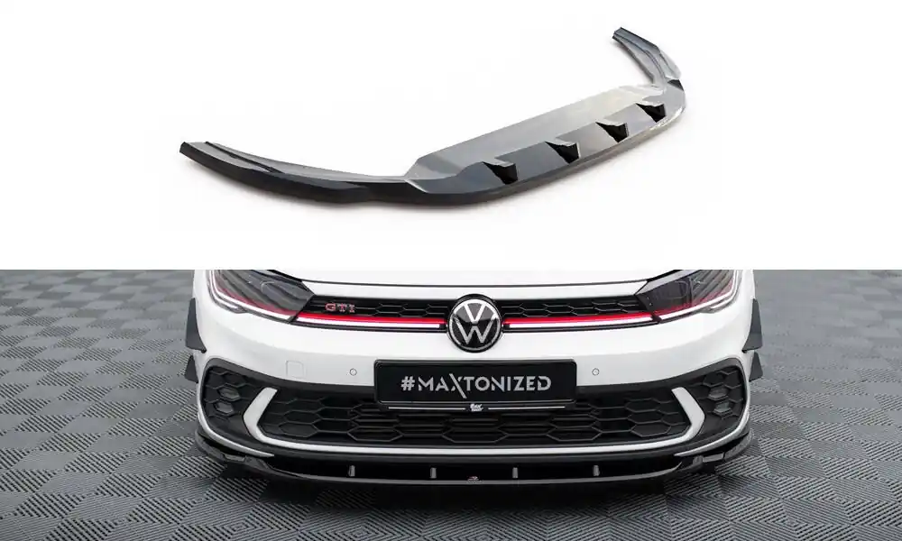 Novinka Volkswagen Polo GTI Mk6 Facelift, spoiler pod přední nárazník, Maxton design