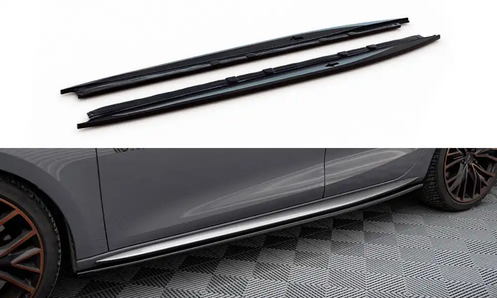 Cupra Leon Hatchback Aero/ST Aero, difuzory pod boční prahy, Maxton design Novinka