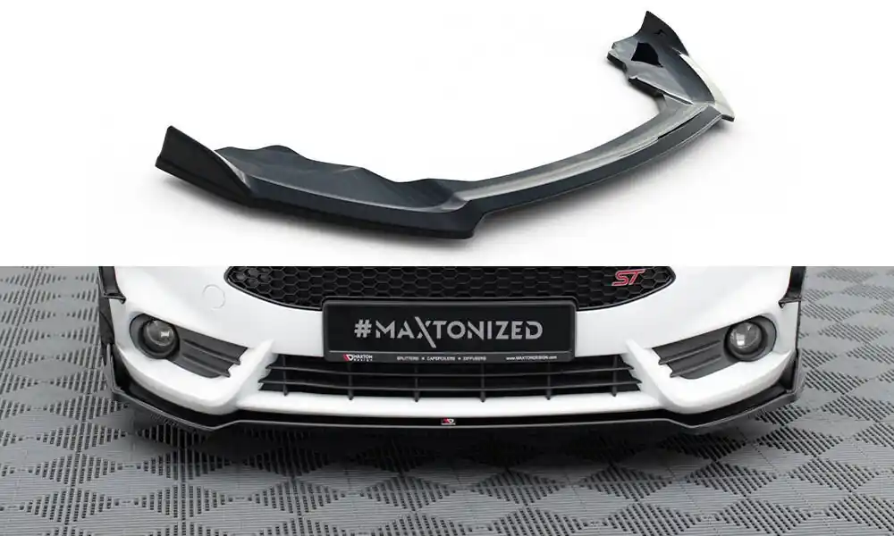 Ford Fiesta ST Mk7 Facelift, spoiler pod přední nárazník ver.5, Maxton design Horká Nabídka