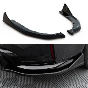 Sezónní Sleva BMW řada M3 G80, boční difuzory pod zadní nárazník ver.4, Maxton design